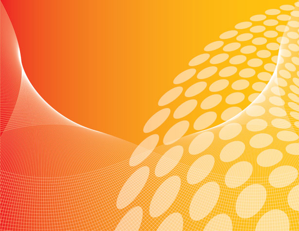 Abstract Orange Background by Vectorportal Site