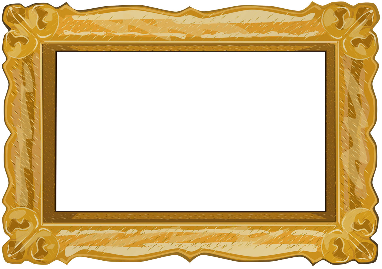gold picture frames clip art free - photo #38