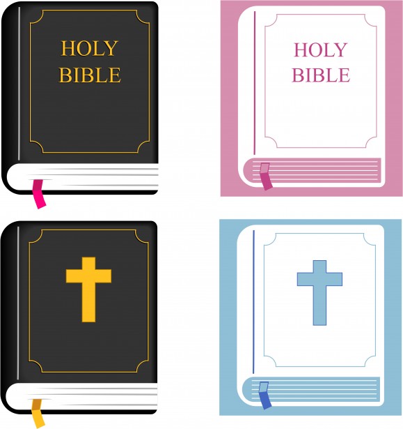 free clip art cross and bible - photo #38