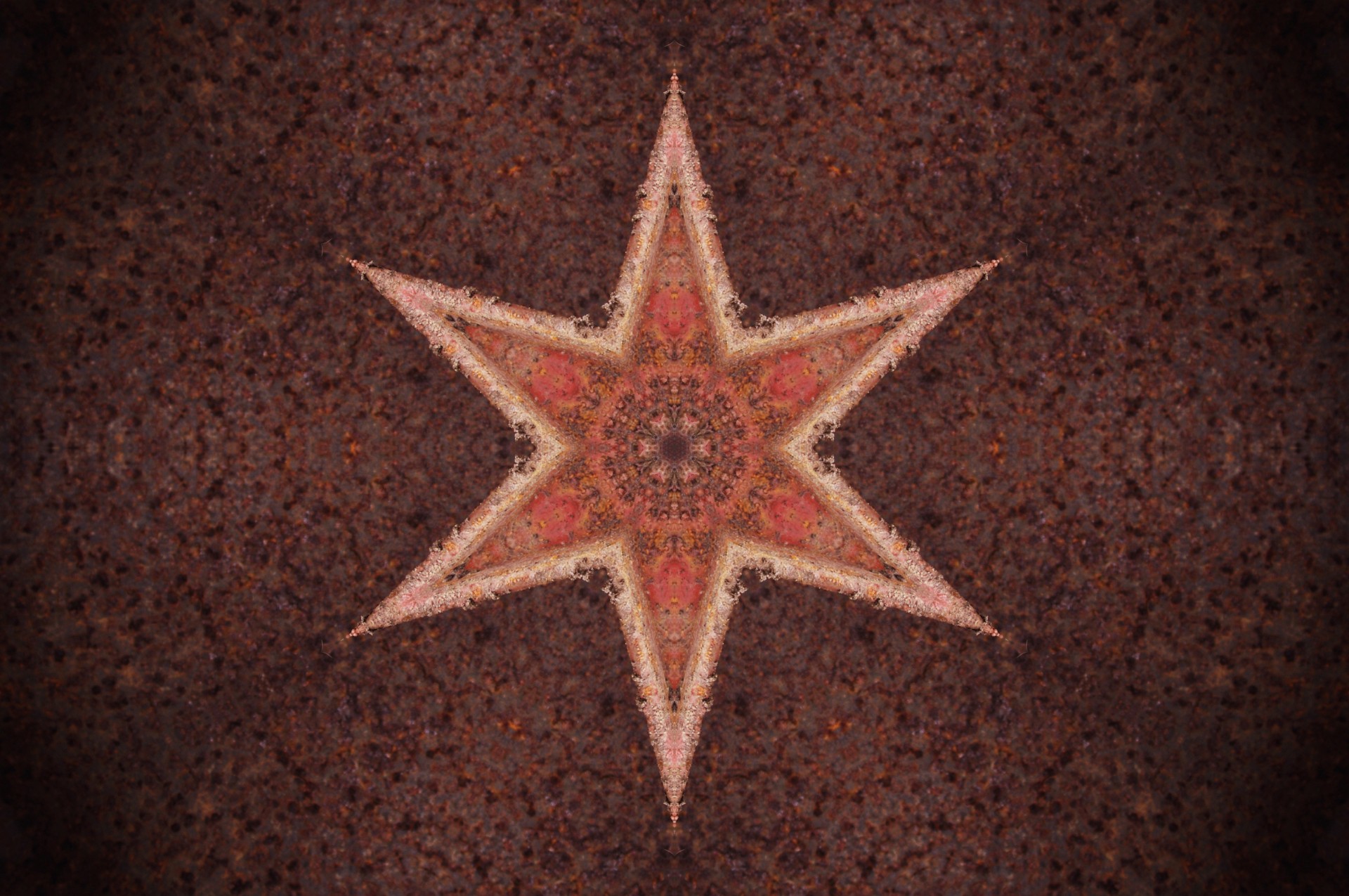 Rusty Star Abstract