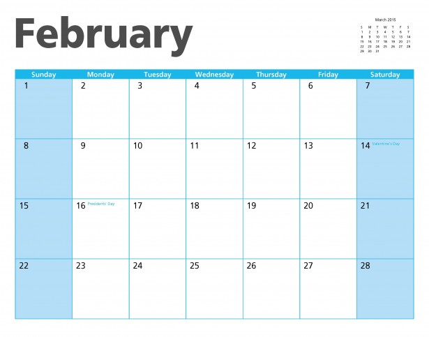 2006 Calendar Download February