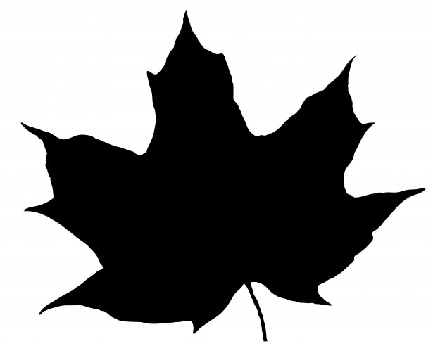 leaf silhouette clip art - photo #23