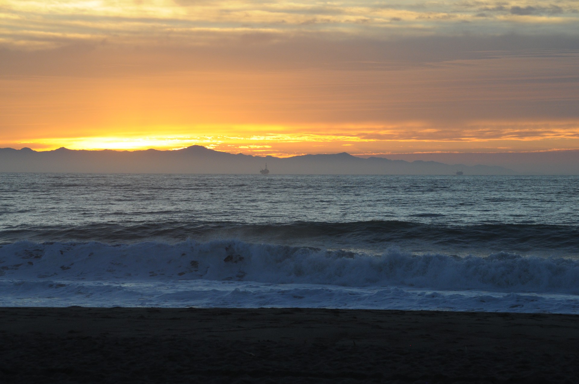California Ocean Sunset Free Stock Photo Public Domain