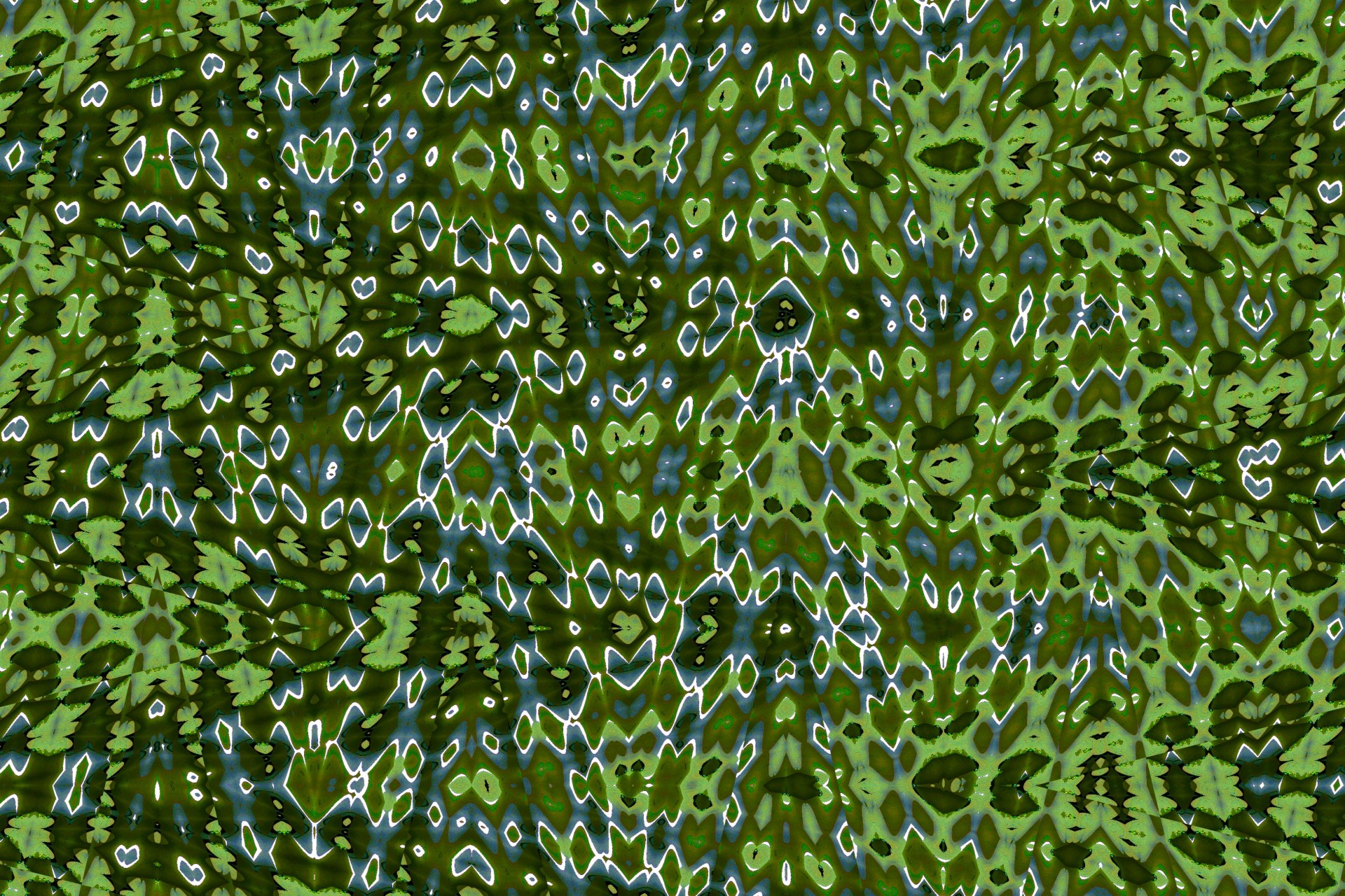 Green And Blue Pattern