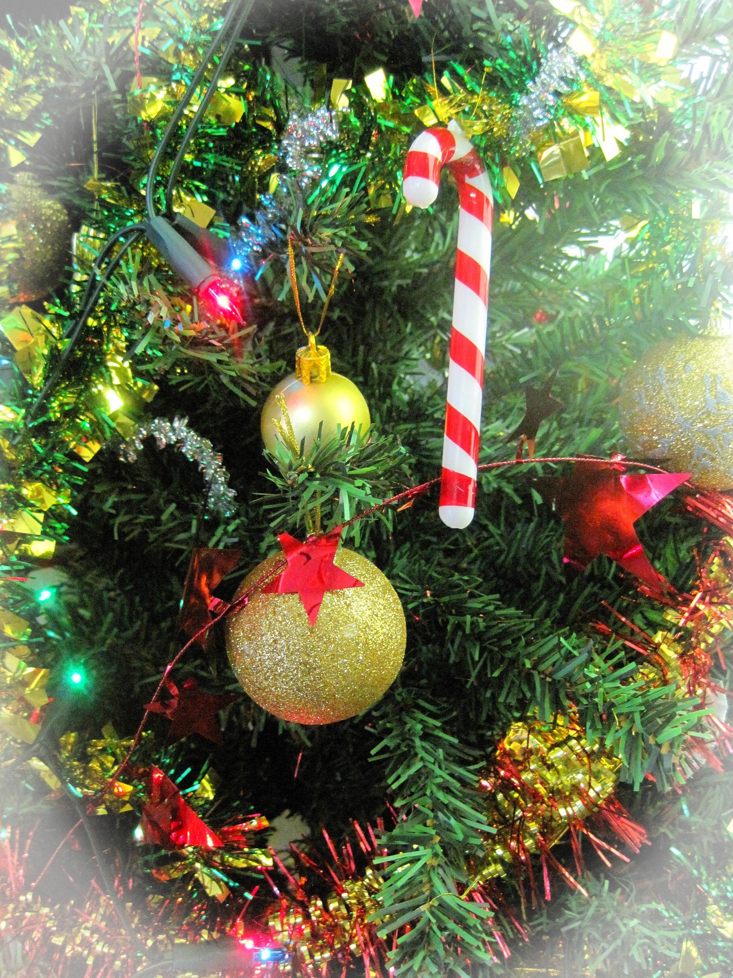 Ornaments On Christmas Tree