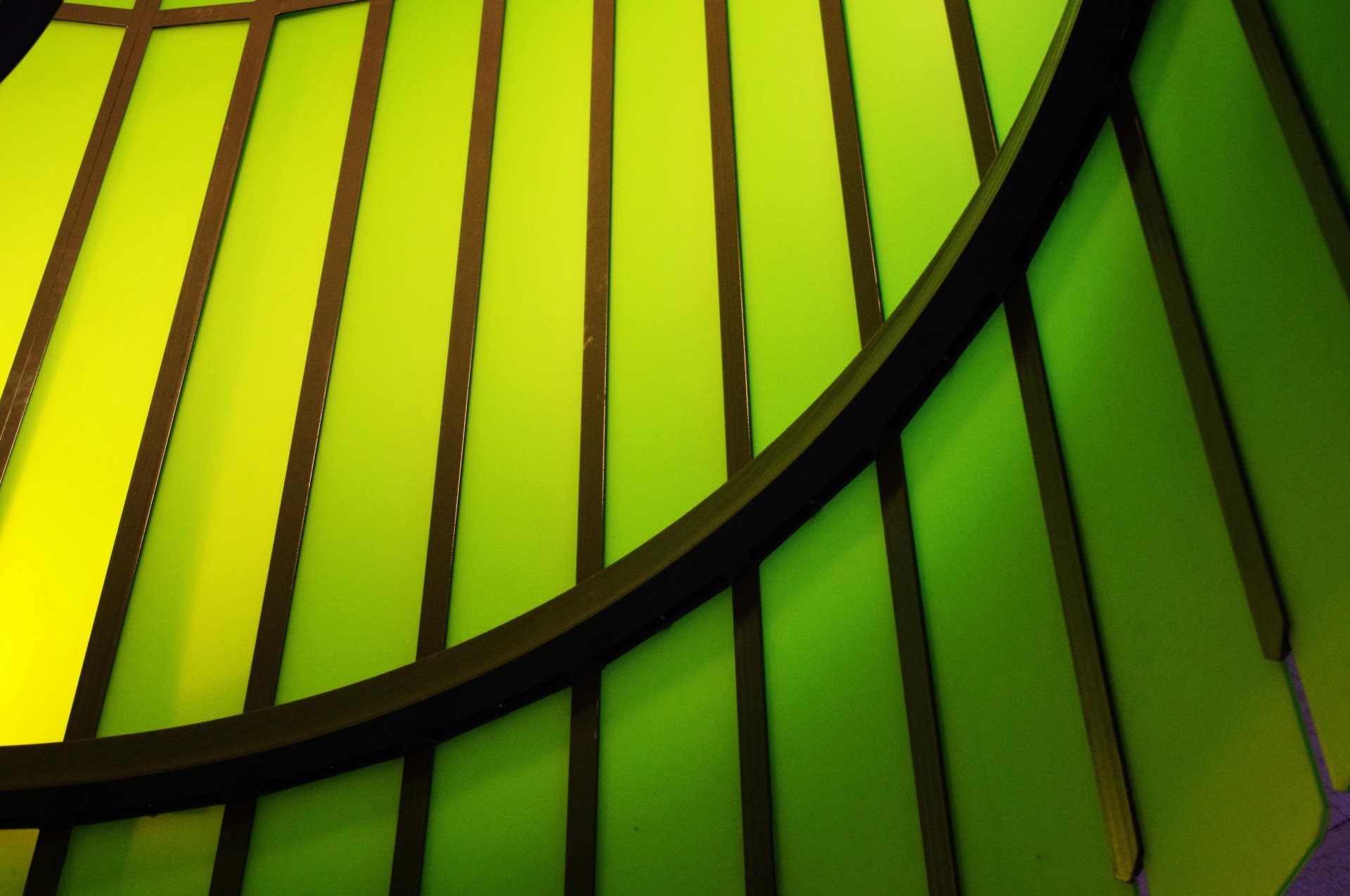 Yellow Green Abstract