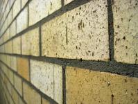 Pale Yellow Brick Wall