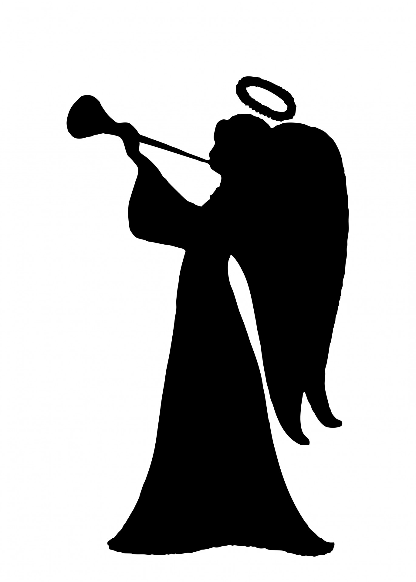 Angel Silhouette Clipart Free Stock Photo Public Domain Pictures
