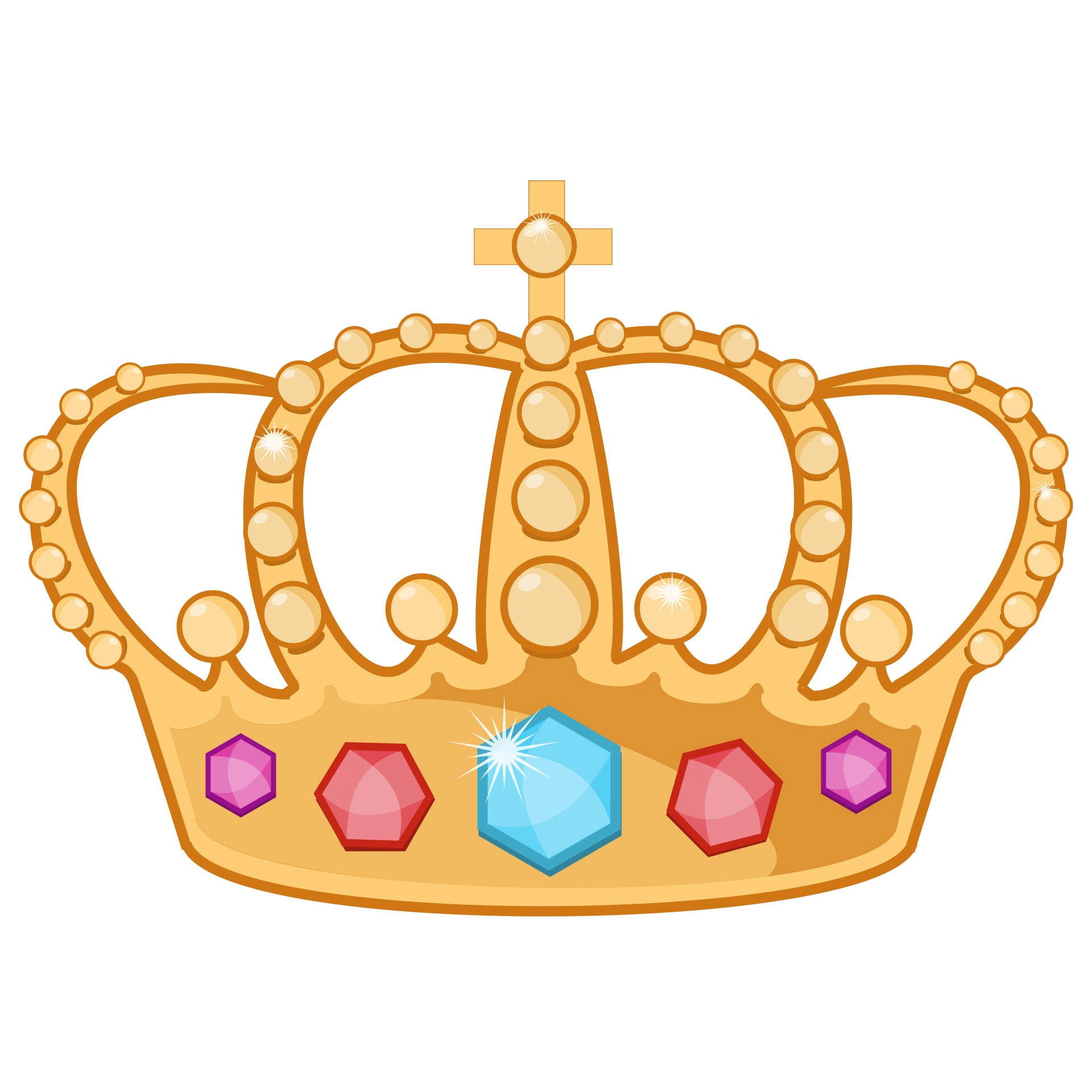 Vackra kunglig krona