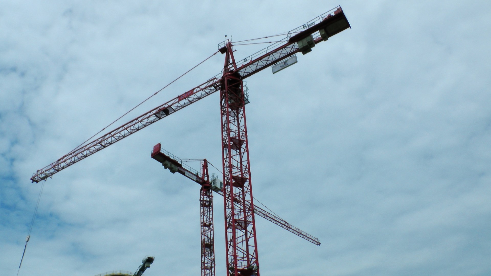 Construction Site Cranes Free Stock Photo - Public Domain Pictures