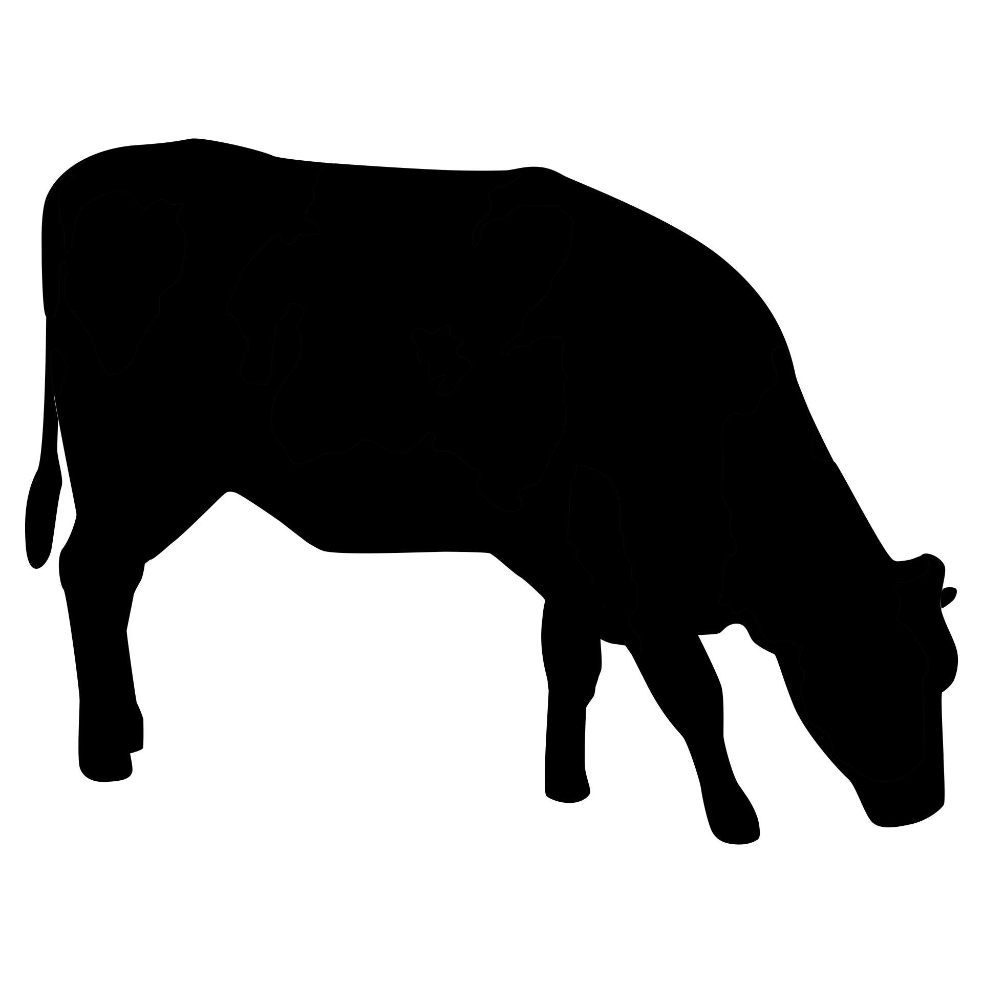 Cow Silhouette Free Stock Photo - Public Domain Pictures