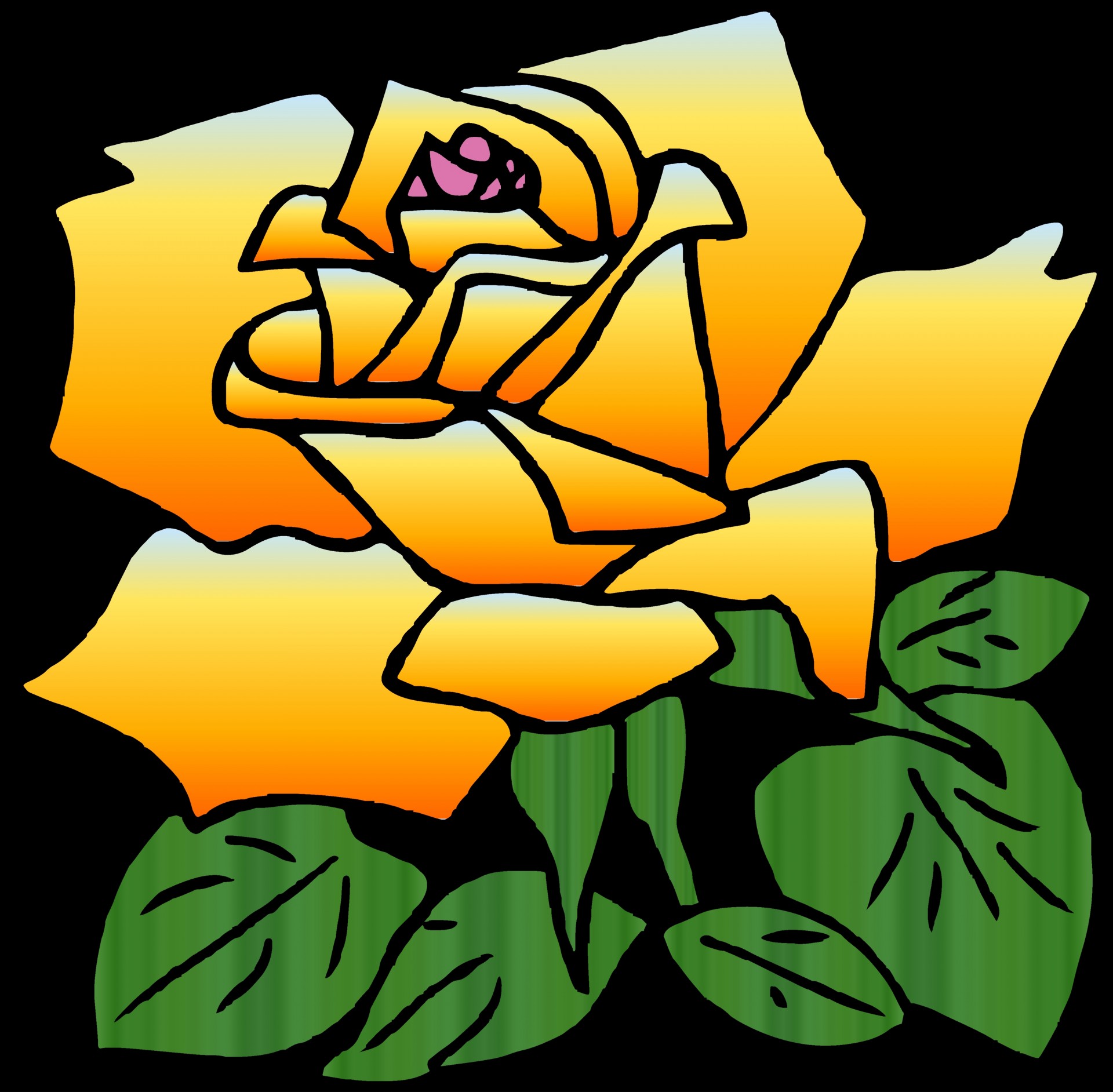 Gradient Rose