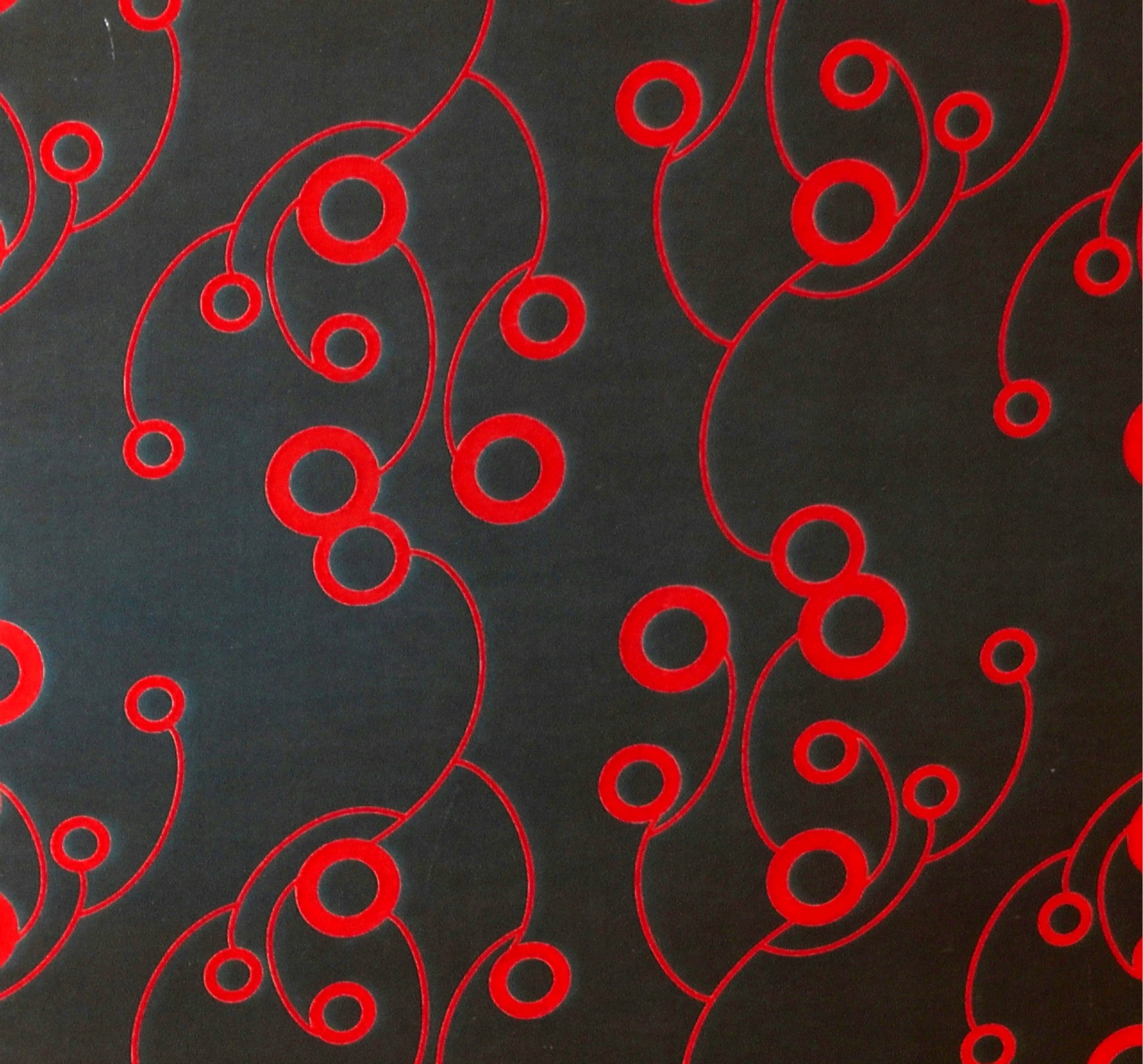 Red Circular Background Pattern