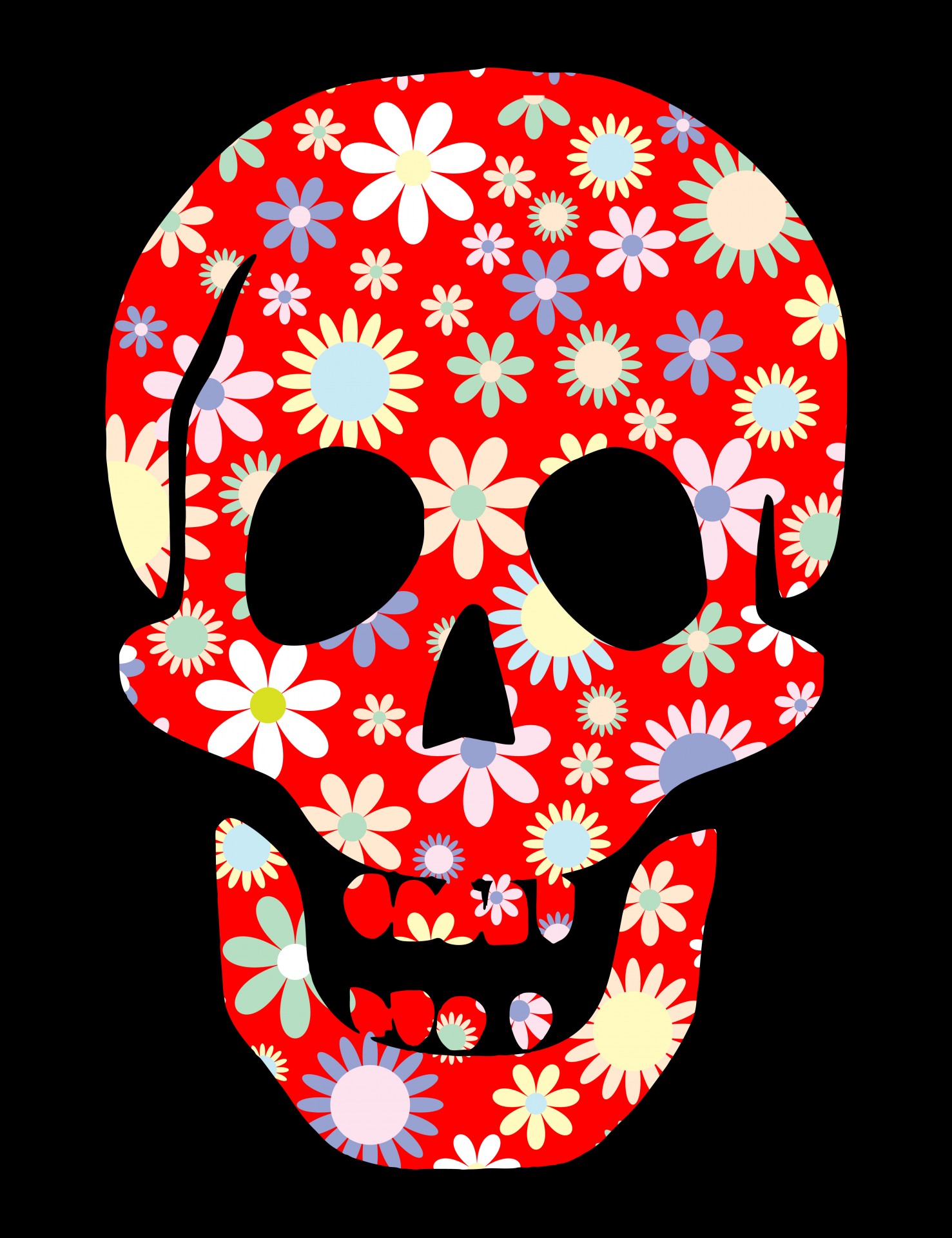 Skull Floral