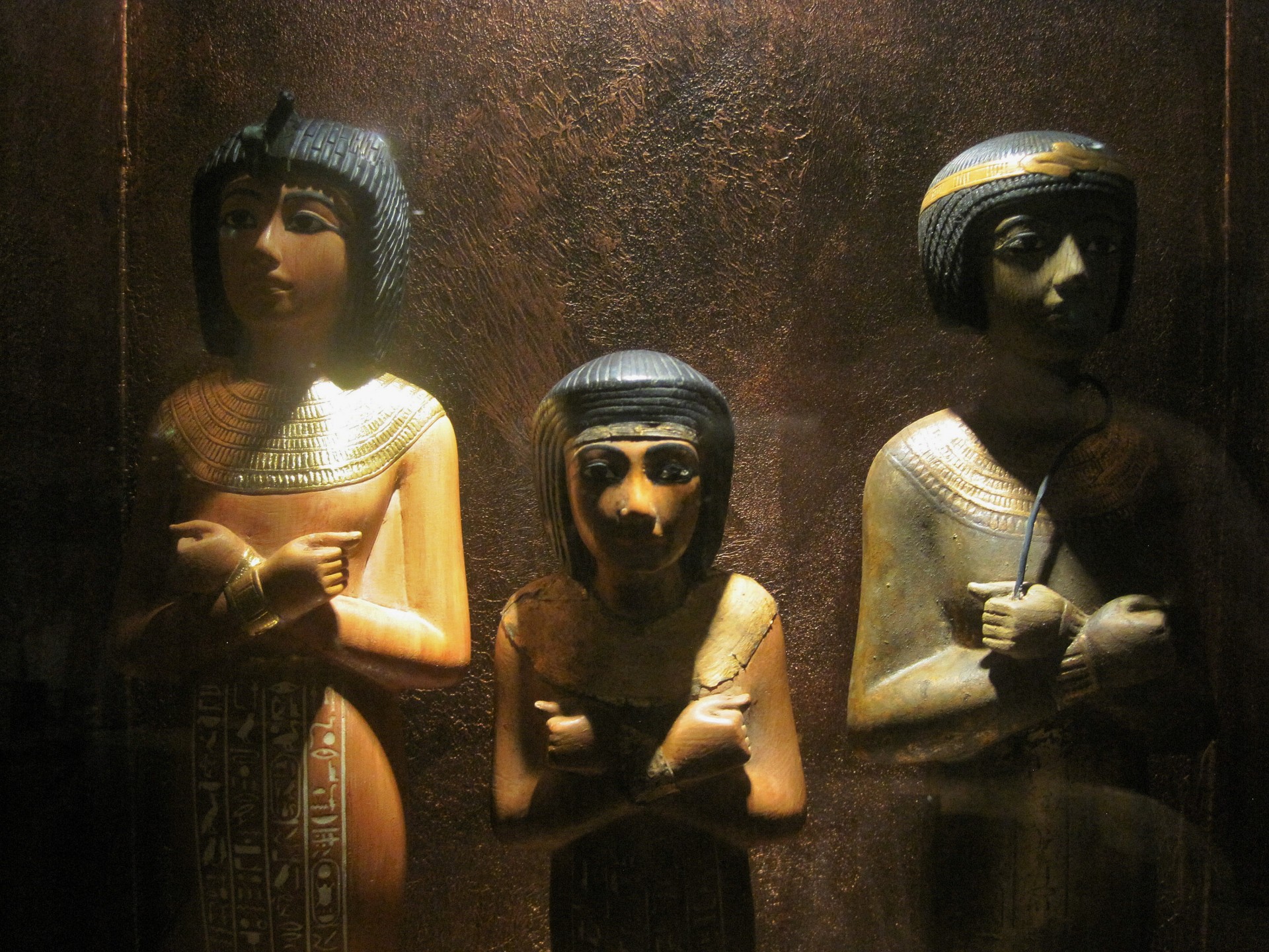 Three Egyptian Figurines