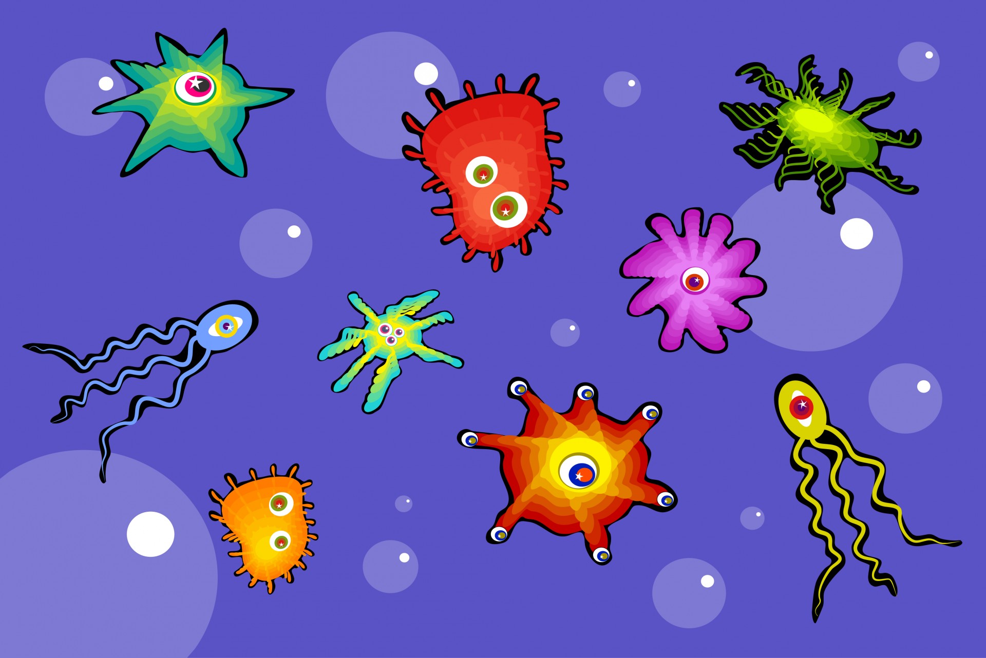 free animated bacteria clipart - photo #39