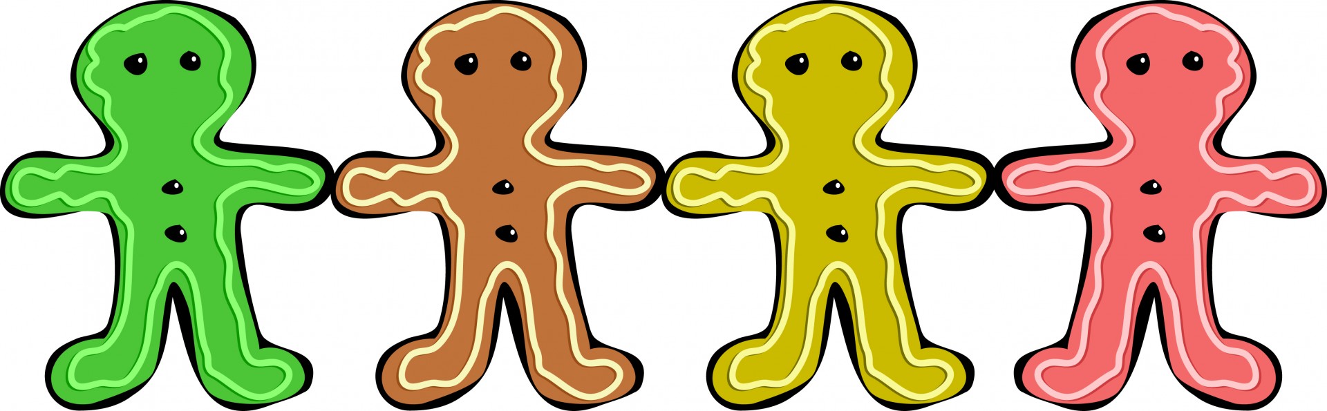 free clipart of a gingerbread man - photo #40