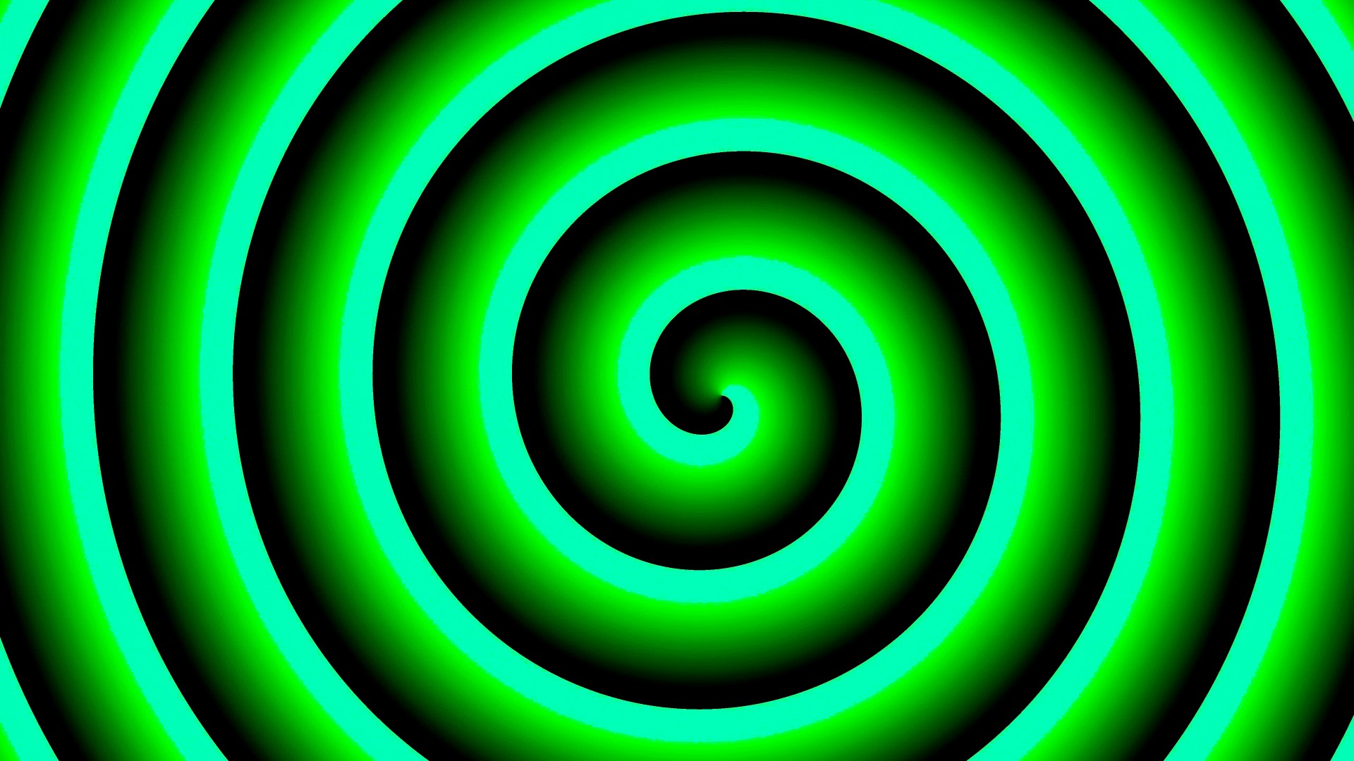 Green Hypnotic Background