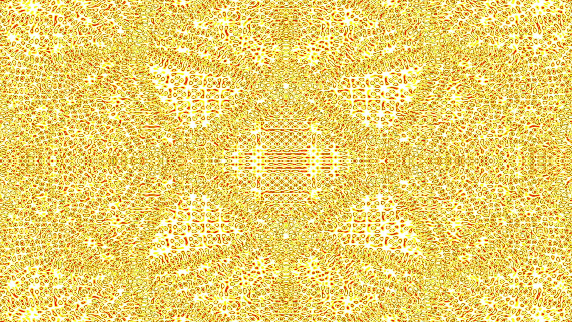 Yellow Psychedelic Background