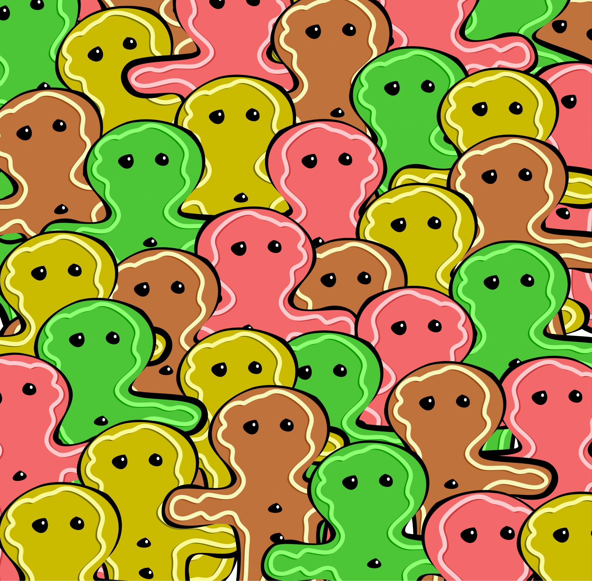 Gingerbread Crowd