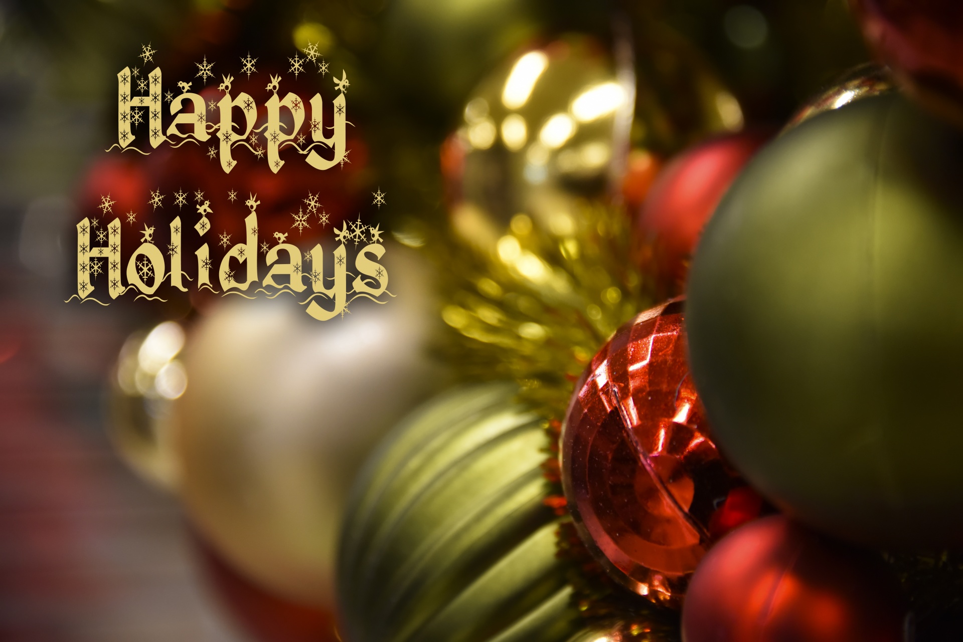 Merry Christmas & Happy Holidays / Joyeux Noël et Joyeuses Fêtes
