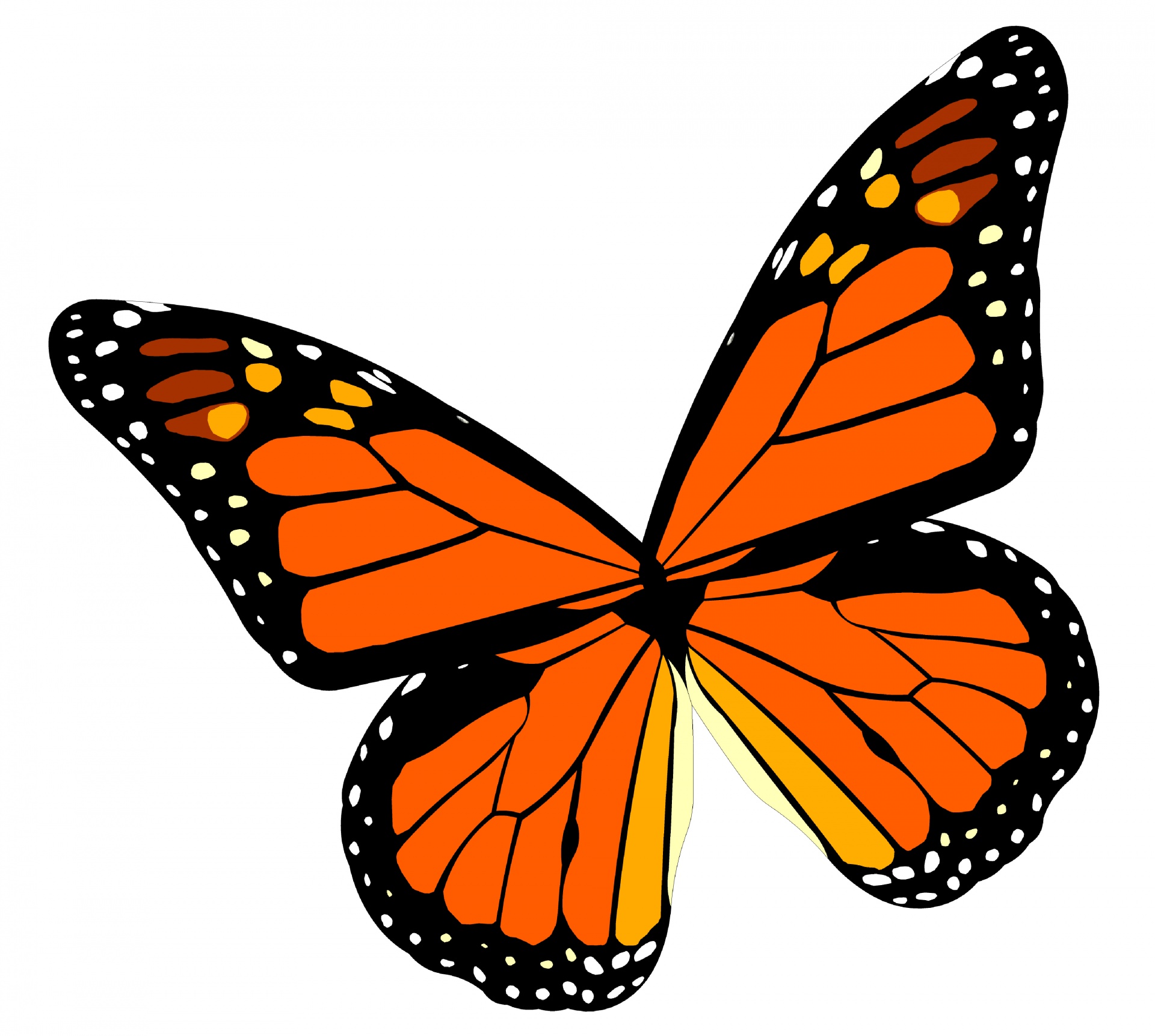free clip art of monarch butterfly - photo #39