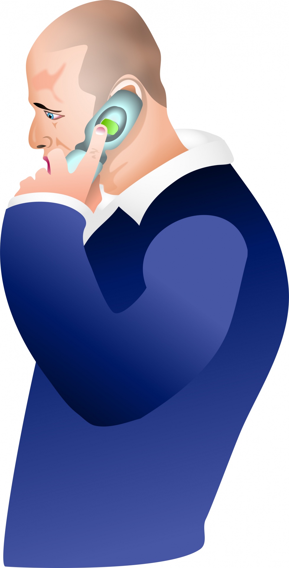 clipart person on phone - photo #42