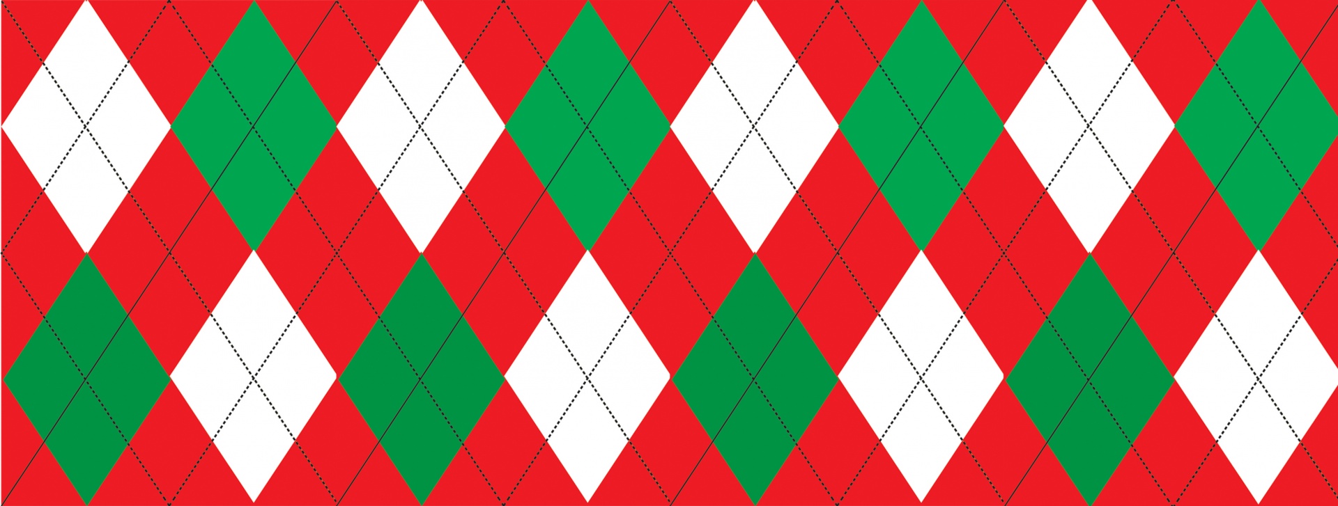 Red And Green Argyle Seamless