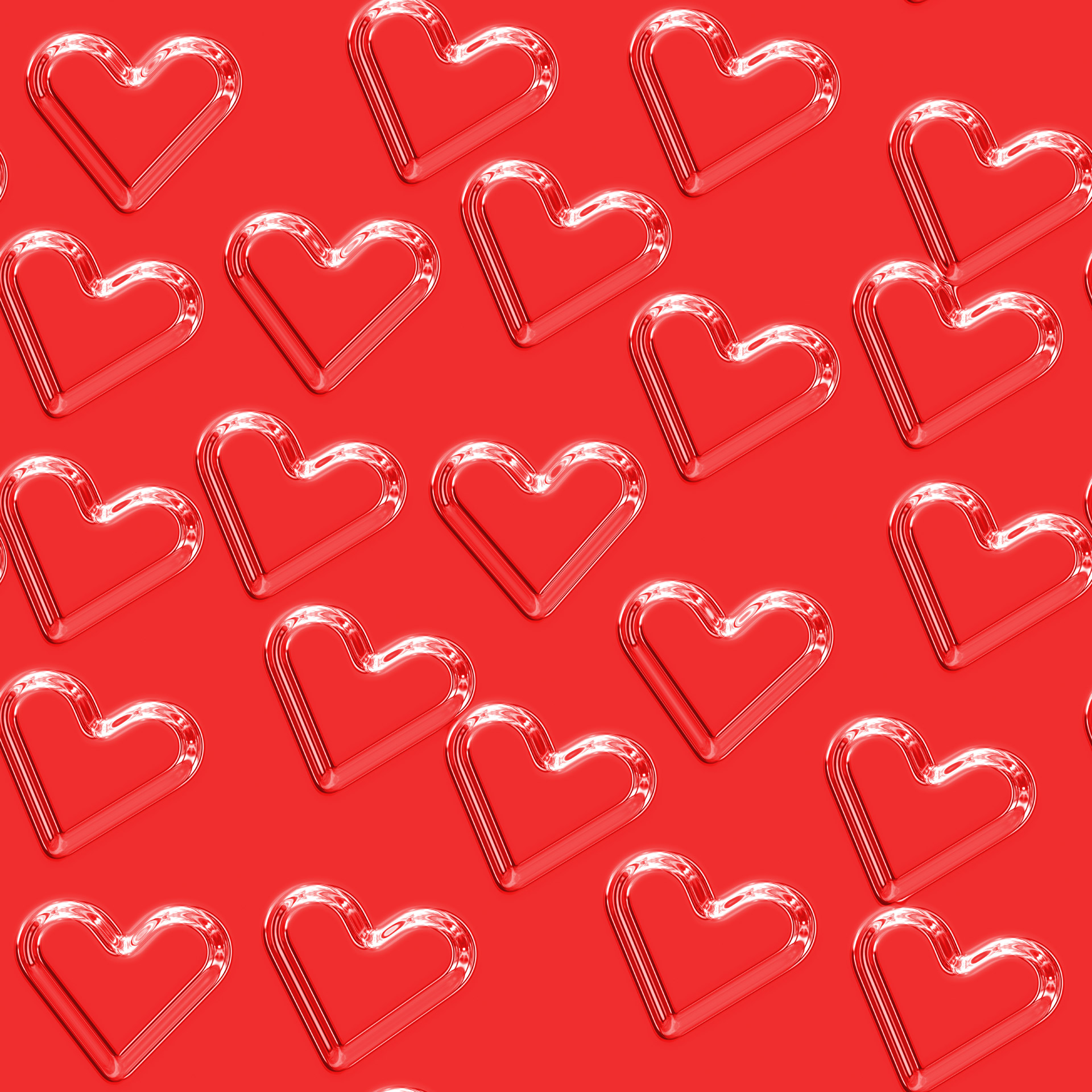 Hearts 3D Seamless