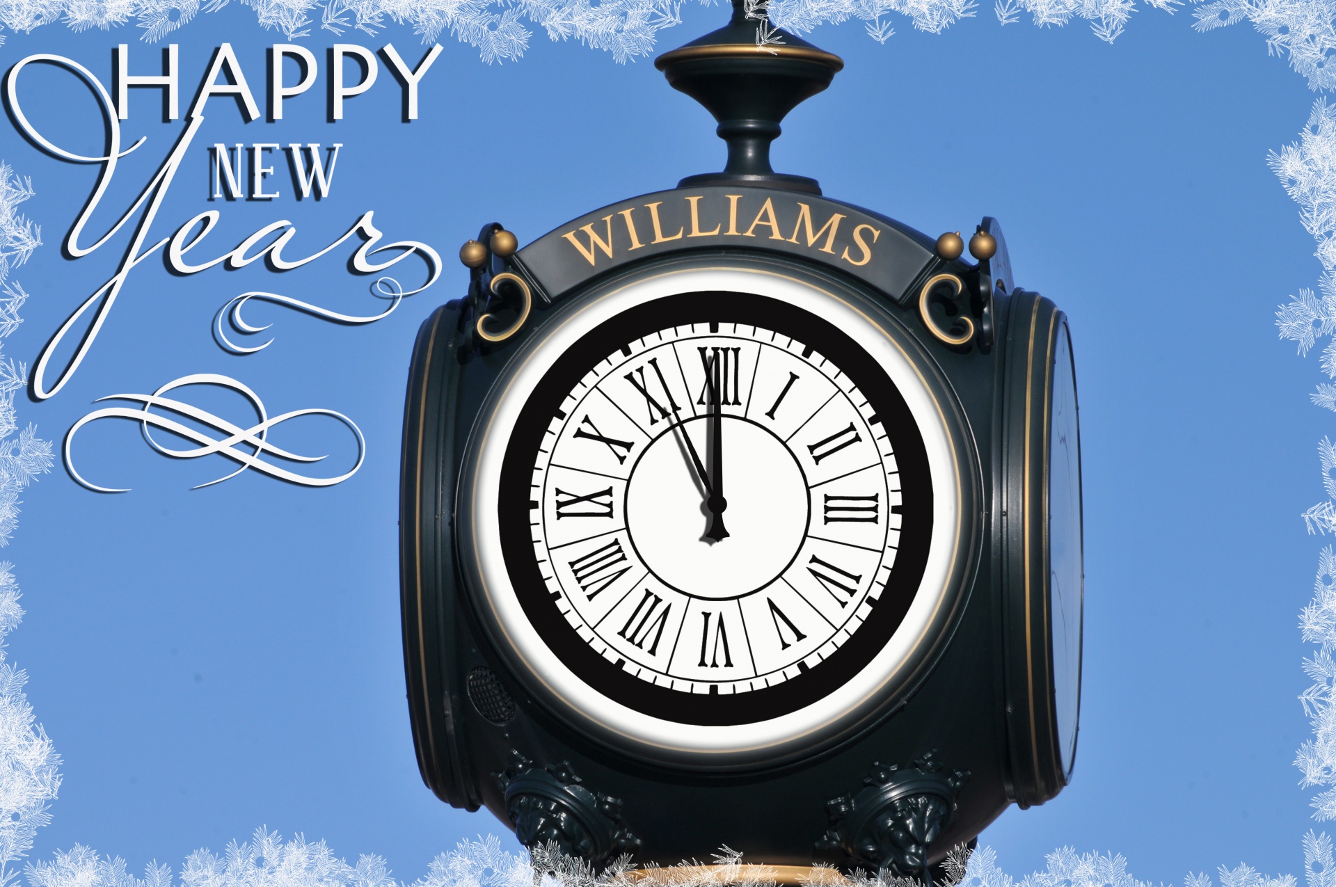 Vintage New Year Clock Free Stock Photo - Public Domain Pictures
