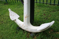 Arms Of White Painted Anchor