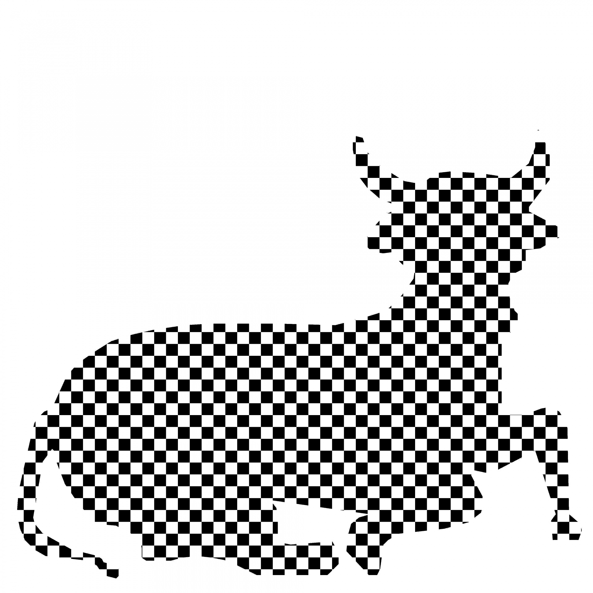 Checker Cow
