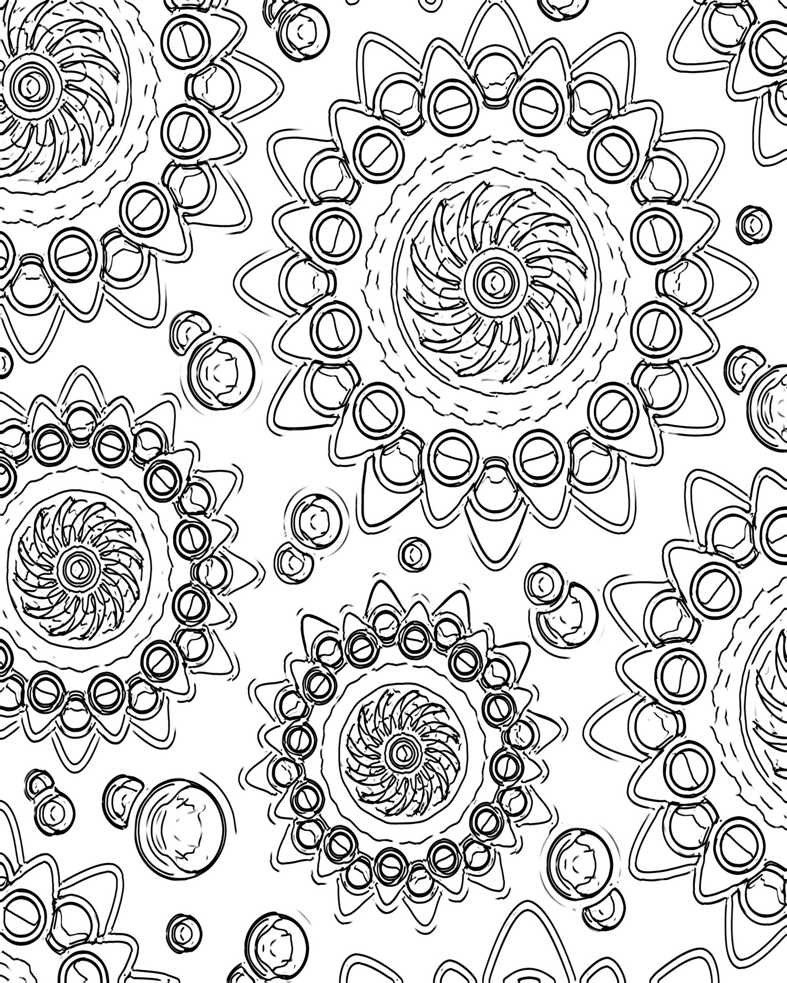 Colouring Page # 1 Free Stock Photo - Public Domain Pictures
