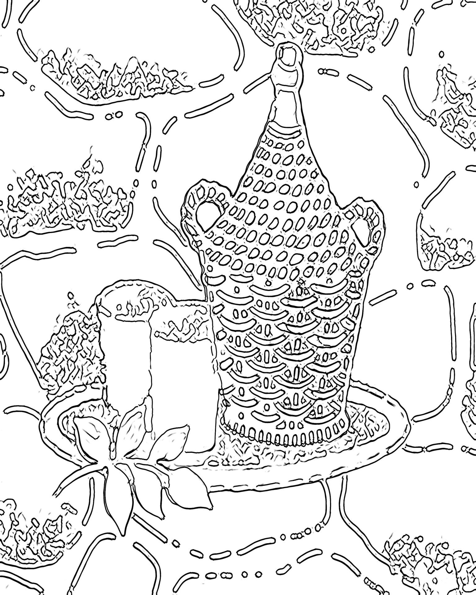Colouring Page # 2 Free Stock Photo - Public Domain Pictures