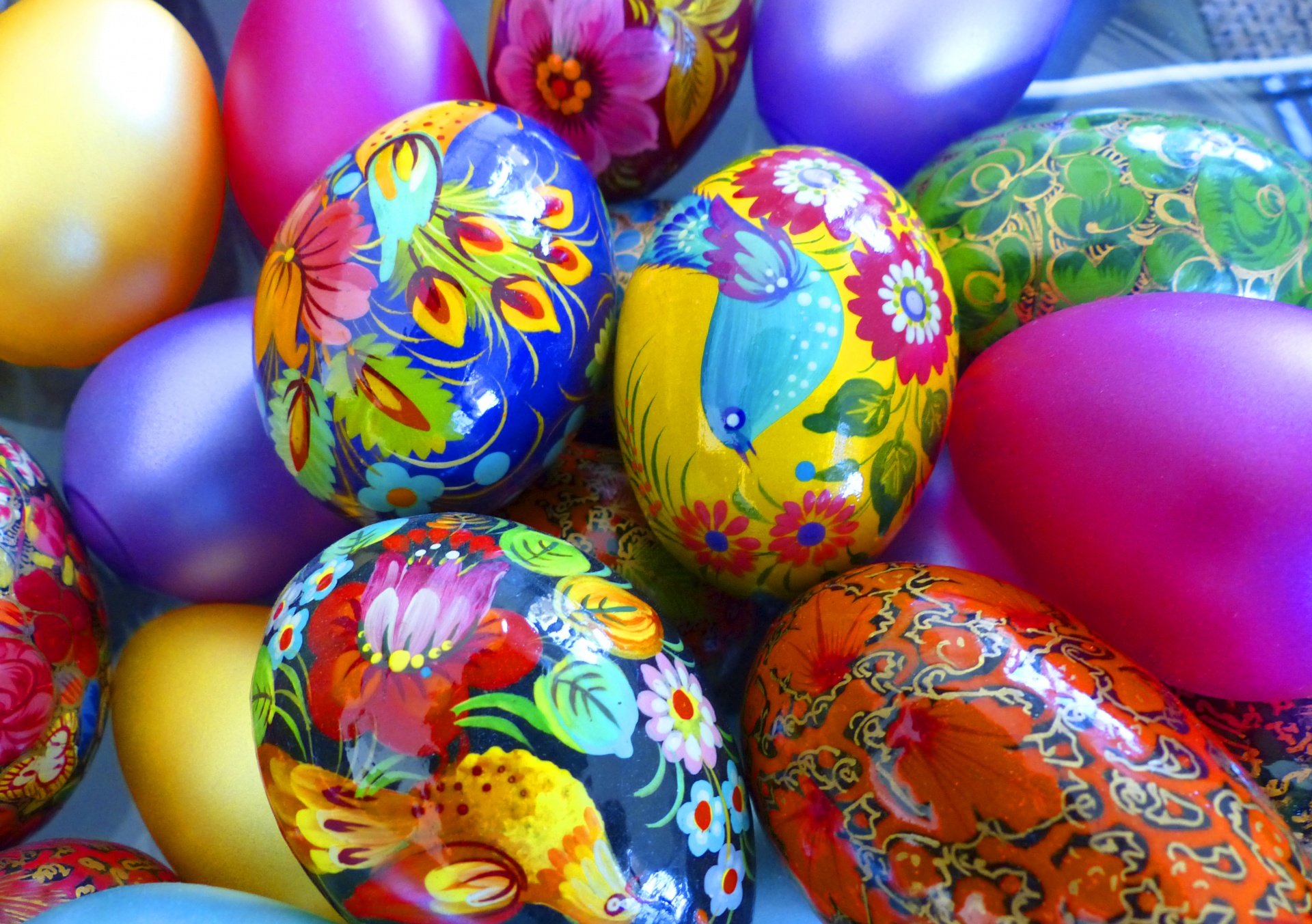 Painted Eggs For Easter Free Stock Photo - Public Domain Pictures