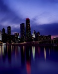 Chicago Skyline Dusk View