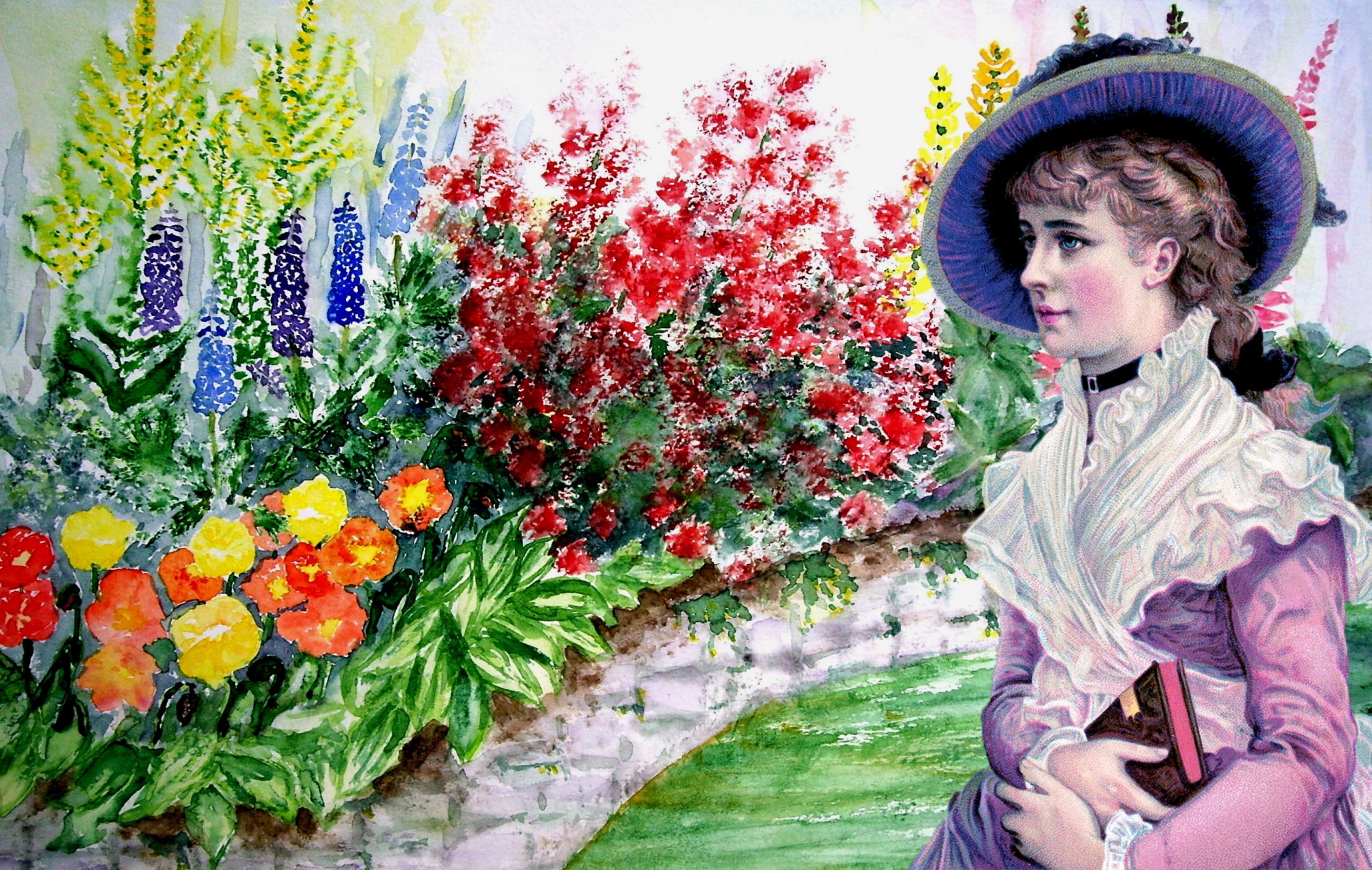 Vintage Flower Garden 50