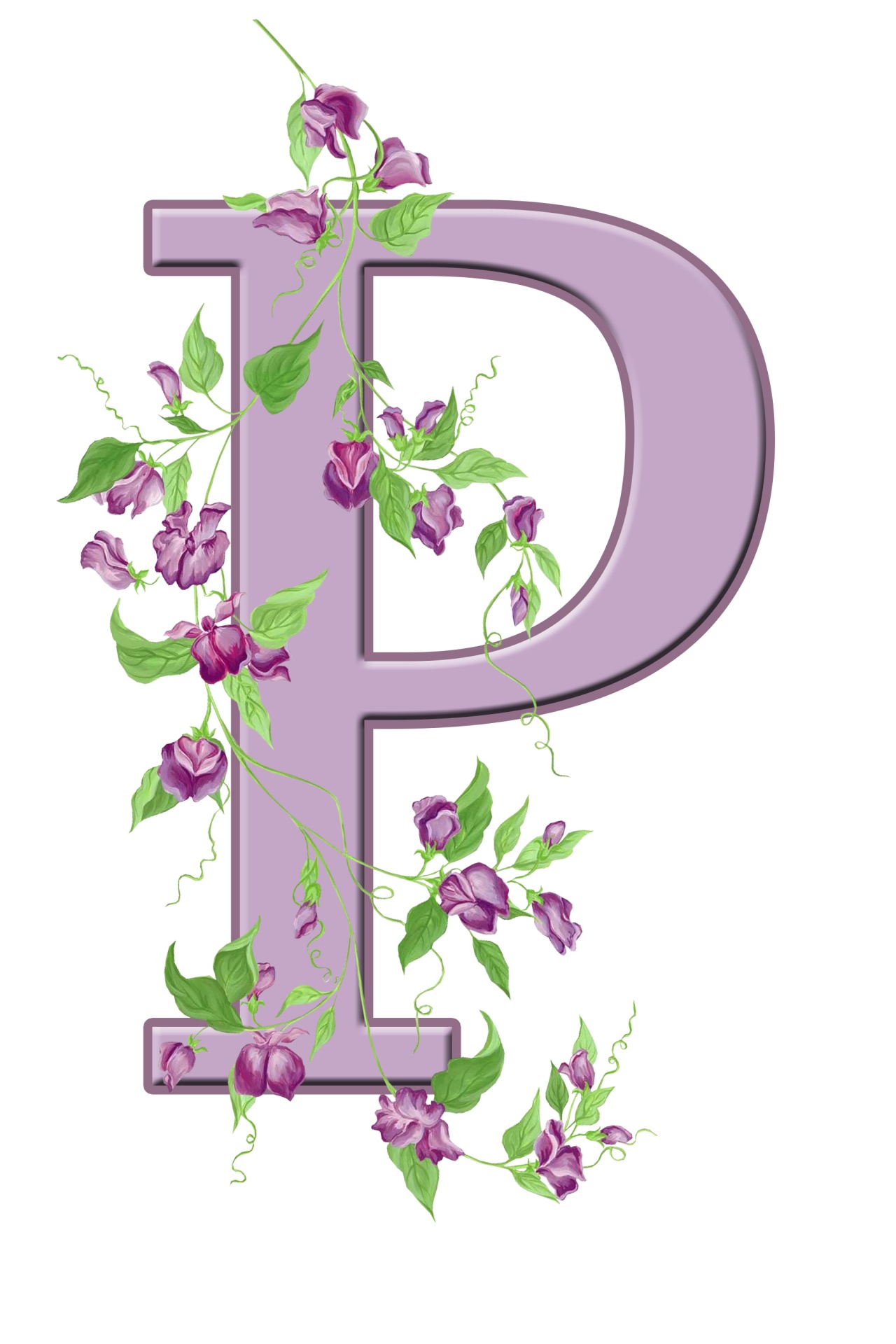 letter-p-floral-initial-free-stock-photo-public-domain-pictures