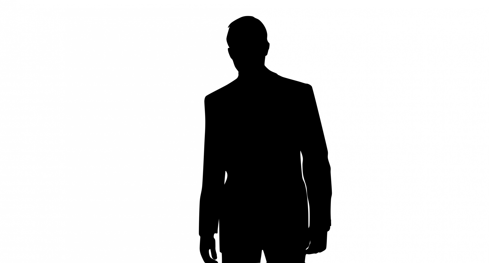 Man, Silhouette, Business