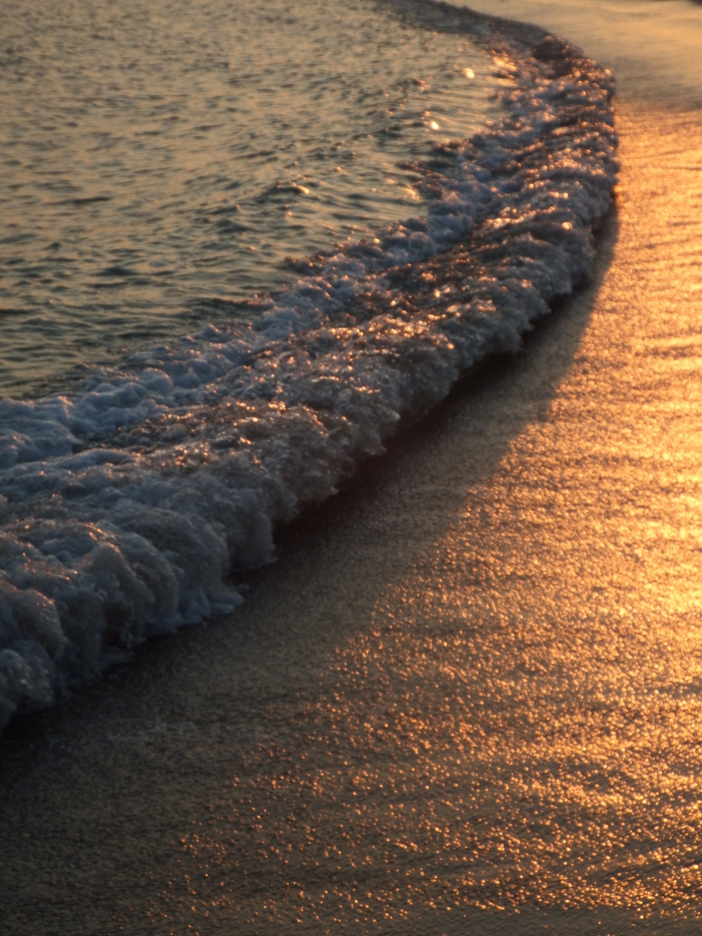 Ocean Waves At Sunset Free Stock Photo Public Domain