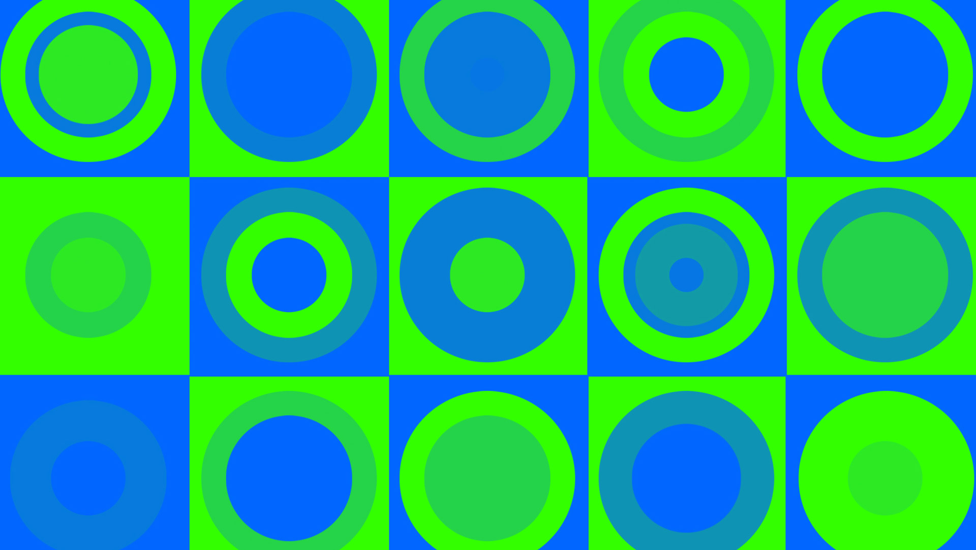 Green/Blue Retro Background