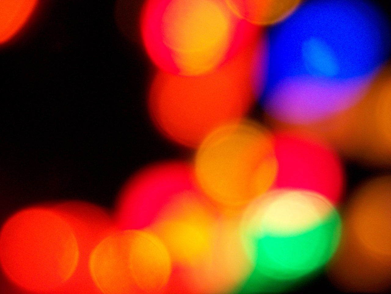 Out Of Focus Christmas Lights Free Stock Photo HD - Public Domain ...