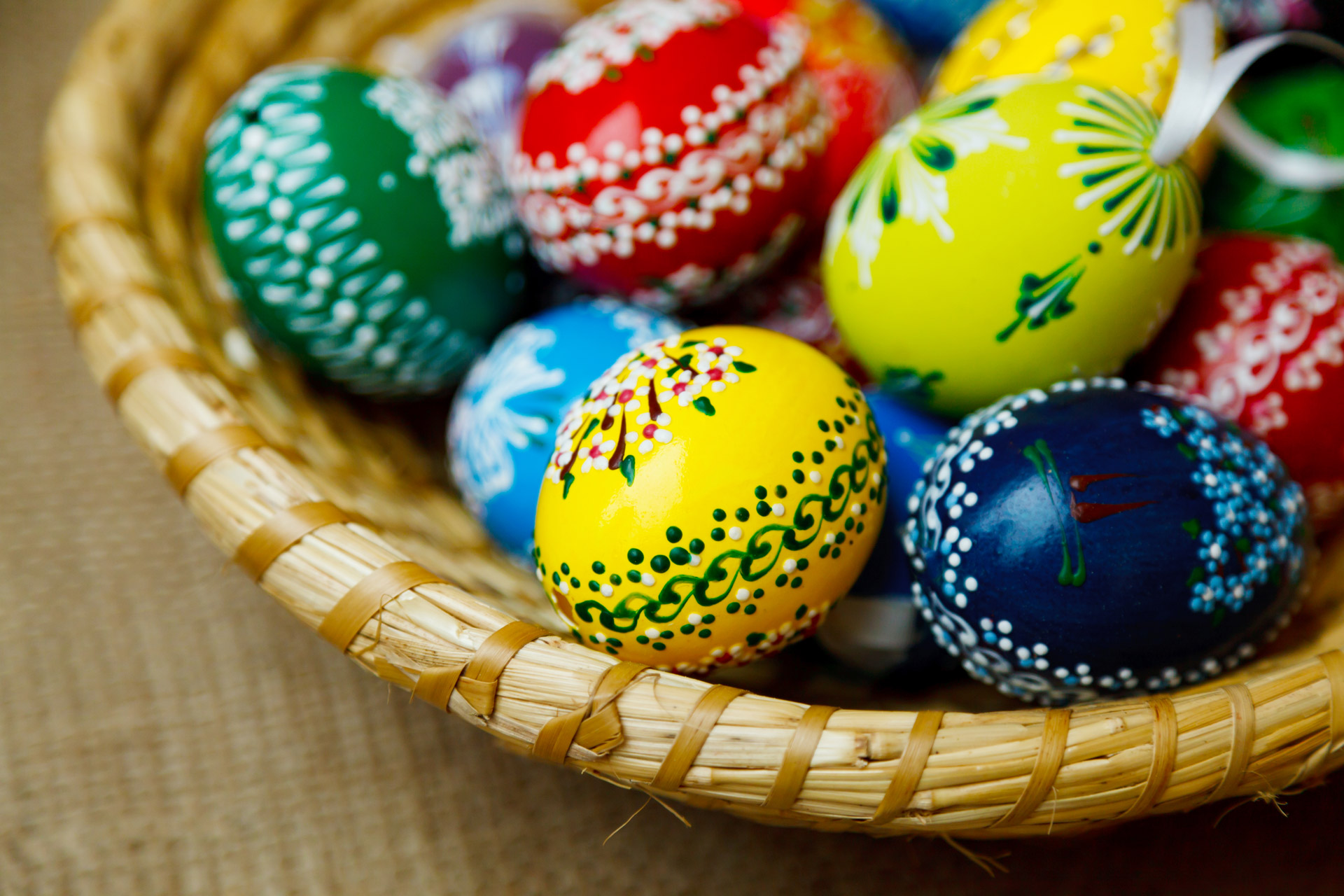 Traditional Easter Eggs Free Stock Photo - Public Domain Pictures