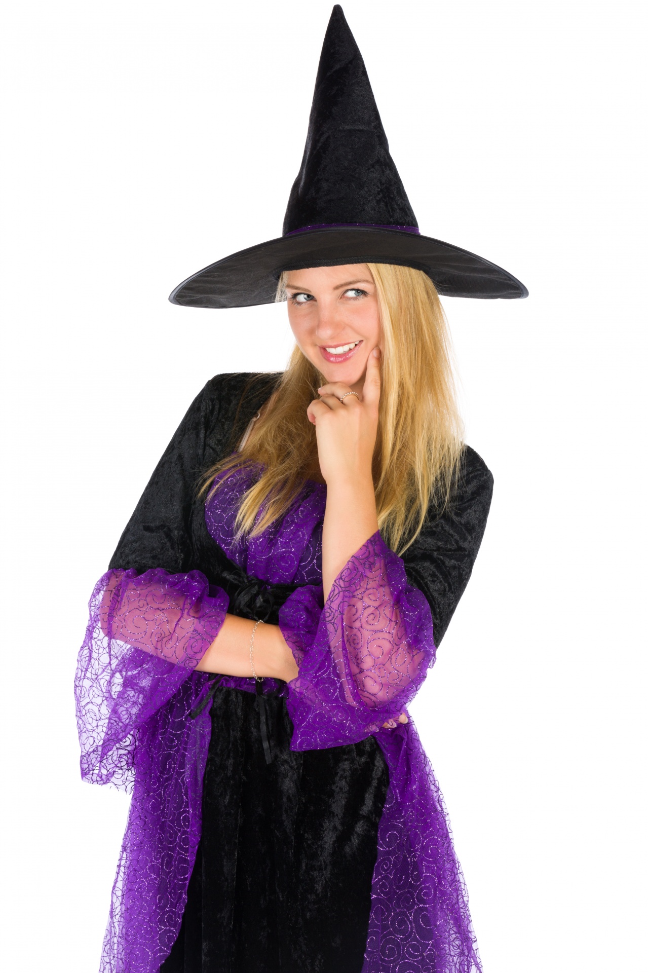 Halloween häxa kvinna Gratis Stock Bild - Public Domain Pictures