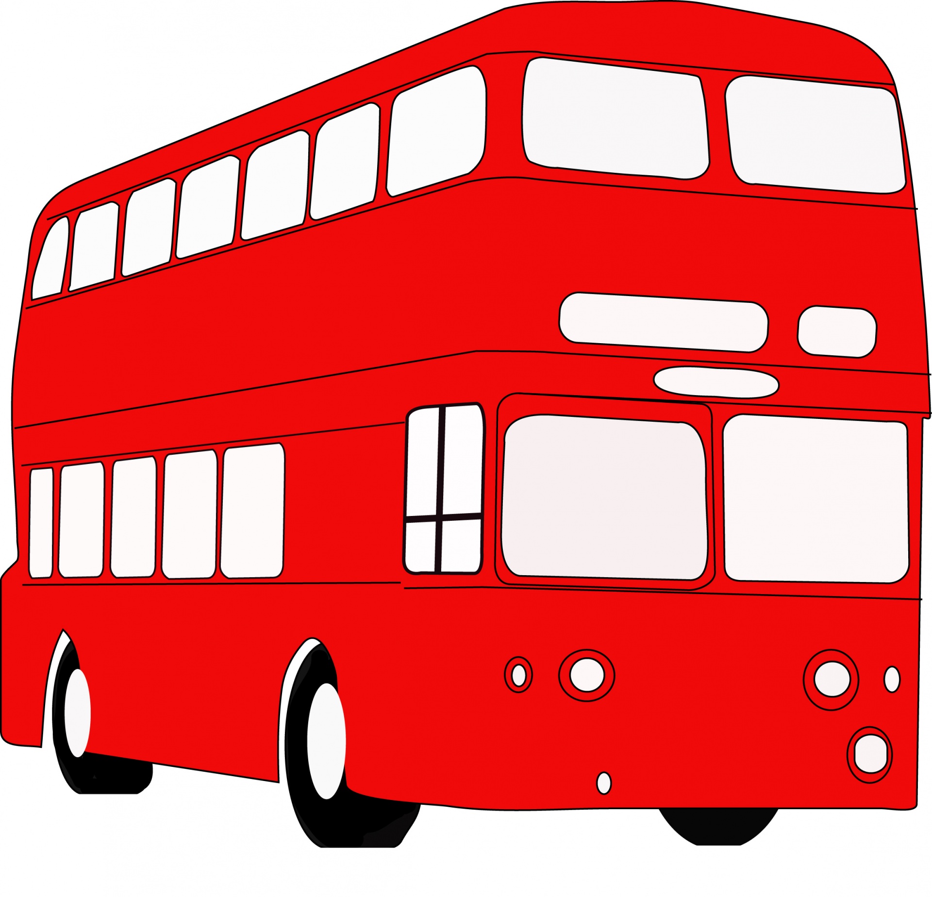 clipart red bus - photo #17