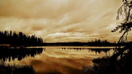 Calm Lake Mirror