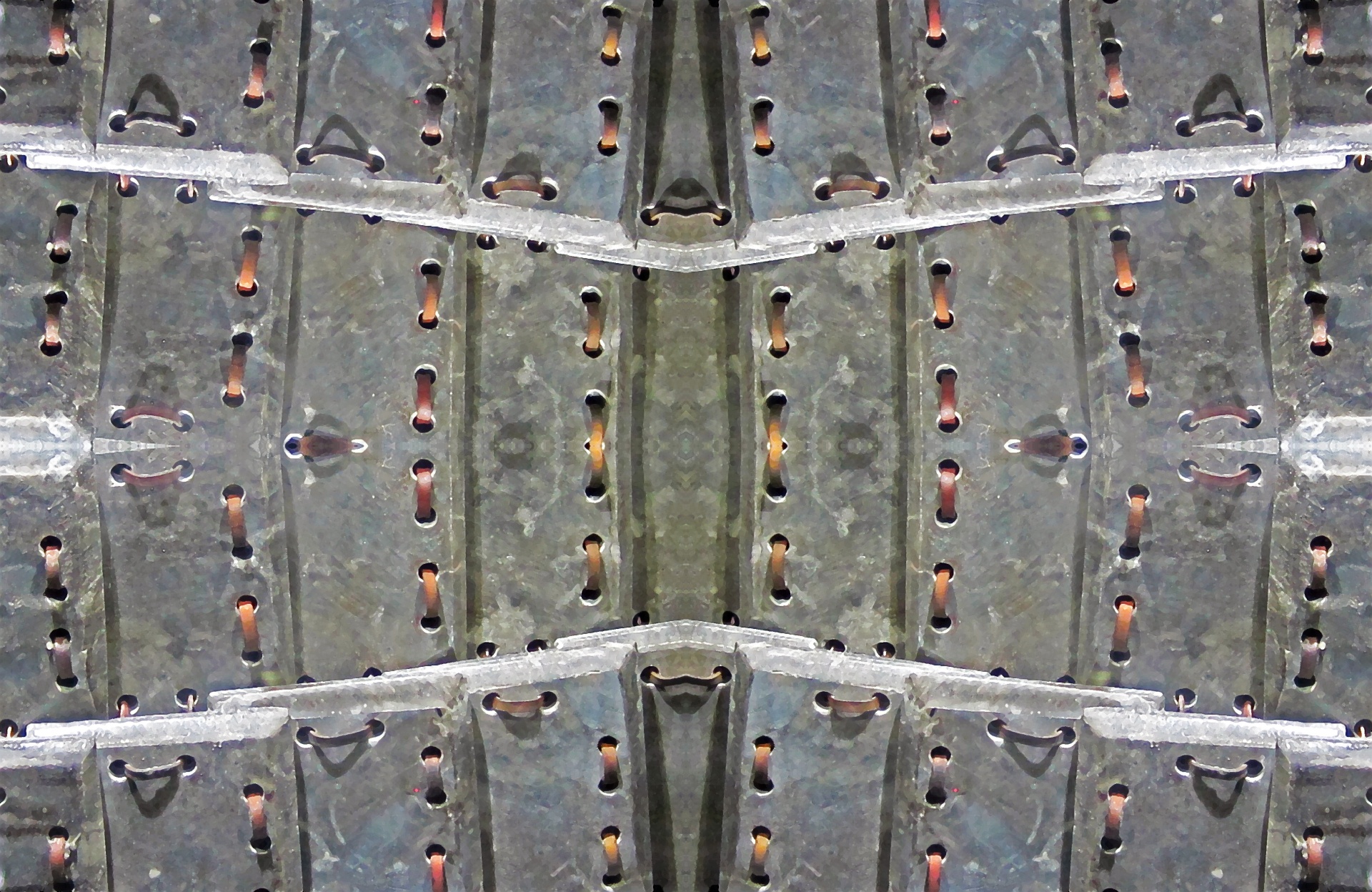 Section Of Metal Armour Replica