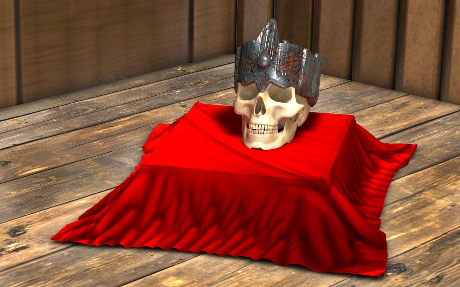 Skull With Crown