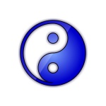 Color Yin Yang Sign