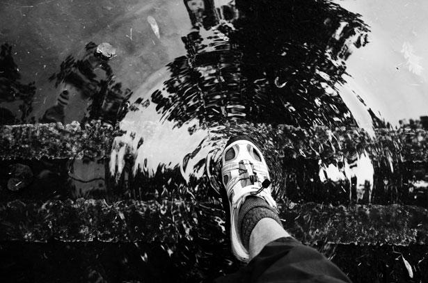 Foot And Puddle Free Stock Photo - Public Domain Pictures